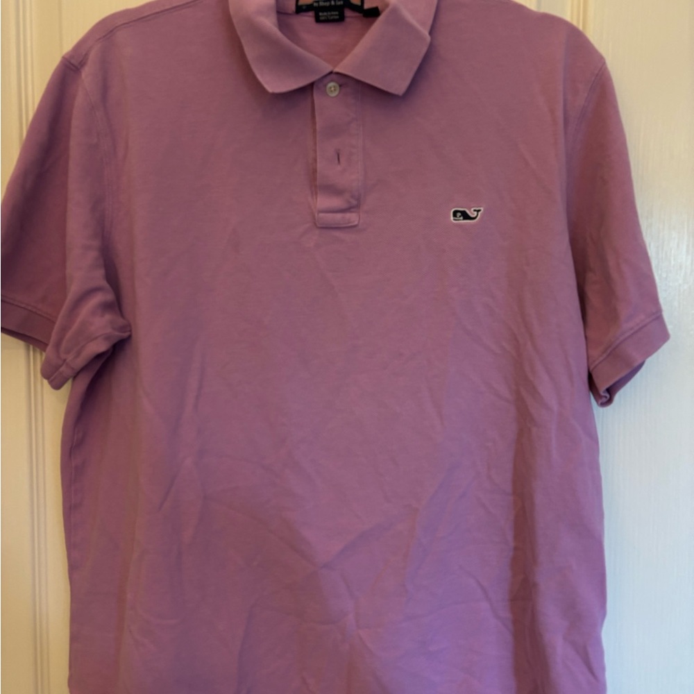 Vineyard Vines Purple Polo Shirt Classic Style
